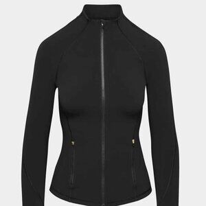 BRAND NEW Aritzia Golden BUTTER Distance Zip Up - Black - S